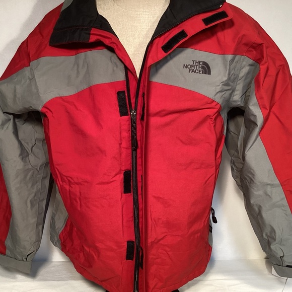 Men’s The North Face HyVent Jacket Mens size medium Red & Gray - Picture 2 of 16